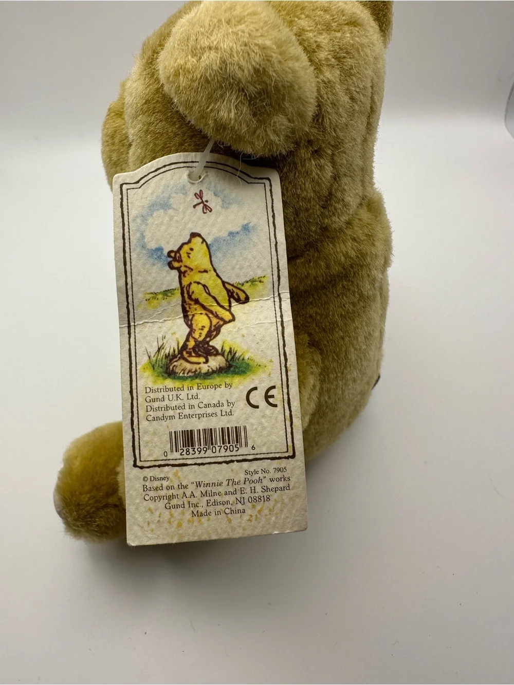 NWT GUND Classic Pooh Winnie the Pooh Plush Bear Small 6-14 in 1998 RARE